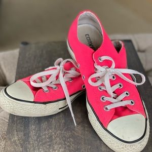COPY - Neon pink Converse All Stars